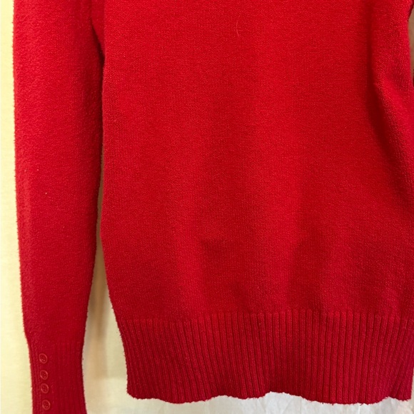 C-27 St. John’s Bay Red Long Sleeve PulloverSweater Size‎ M - Picture 10 of 16